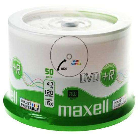 MAXELL DVD+R x16 4,7GB PRINT FF c-50 275702.30.TW - Henryx24