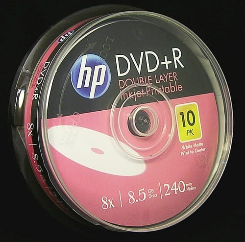 HP DVD+R DL x8 8,5GB PRINT FF c-10 14263 69306 - Henryx24