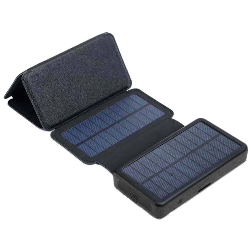 SUNEN Ładowarka słon. ES20000B Powerbank Panel solarny 9W z power bankiem 20000mAh (74Wh), wyjście: USB 2x 5V, 2A - Henryx24