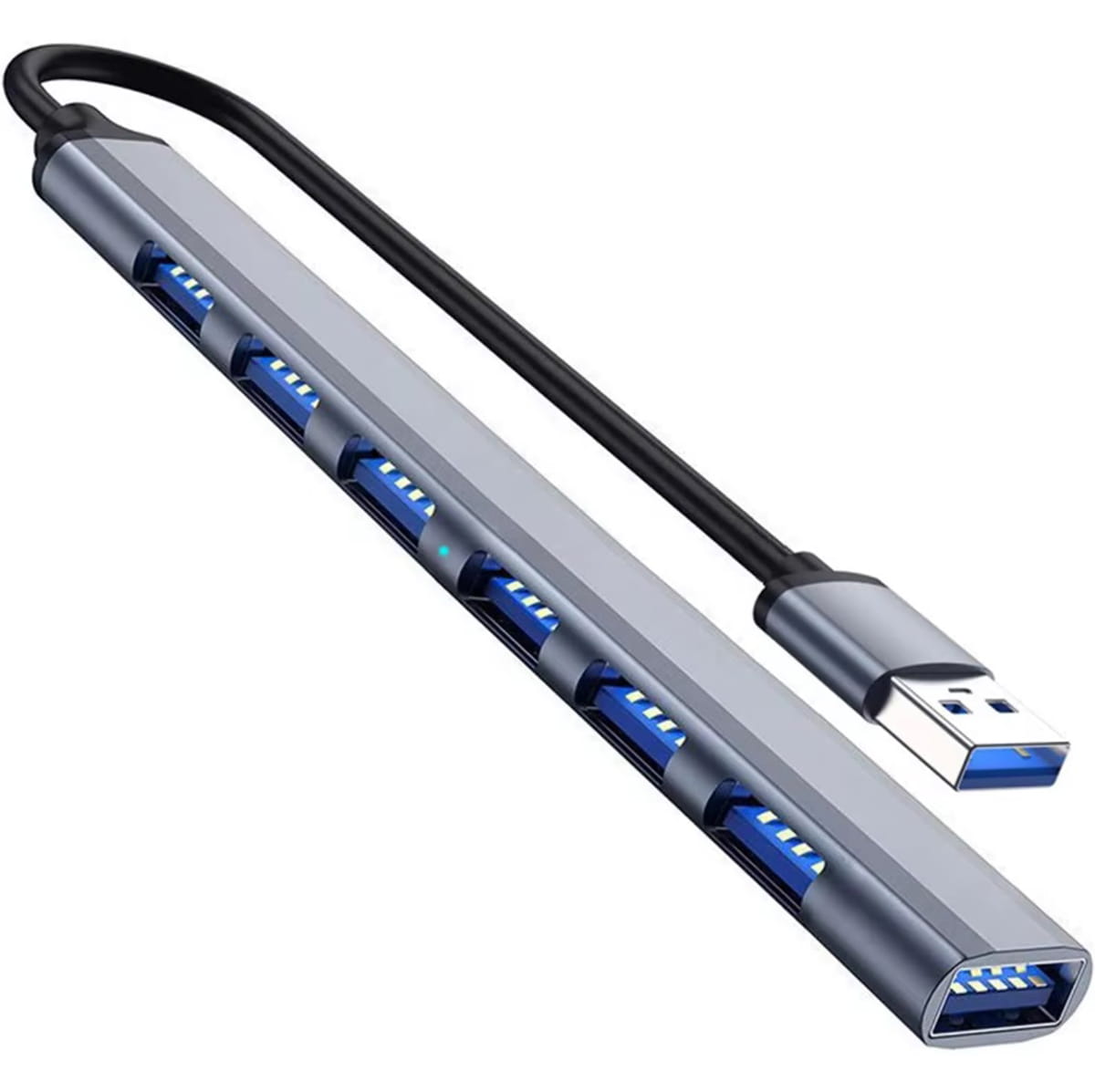 HUB USB 1x3.0 + 6xUSB 2.0 AK340A slim - Henryx24