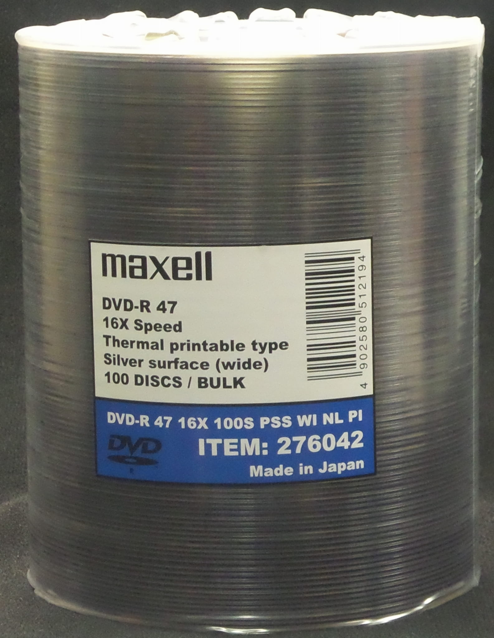 MAXELL DVD-R 4,7GB PRINT THERMAL s-100 - Henryx24