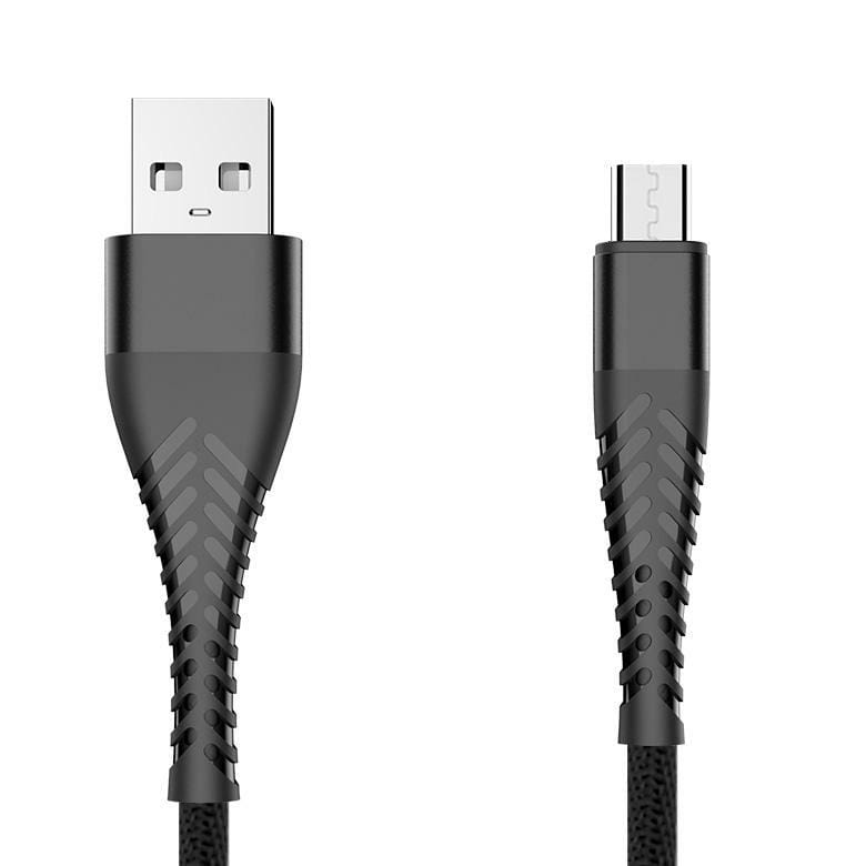 Kabel USB 2.0 mikro USB 2m Spider oplot KAB000263 - Henryx24