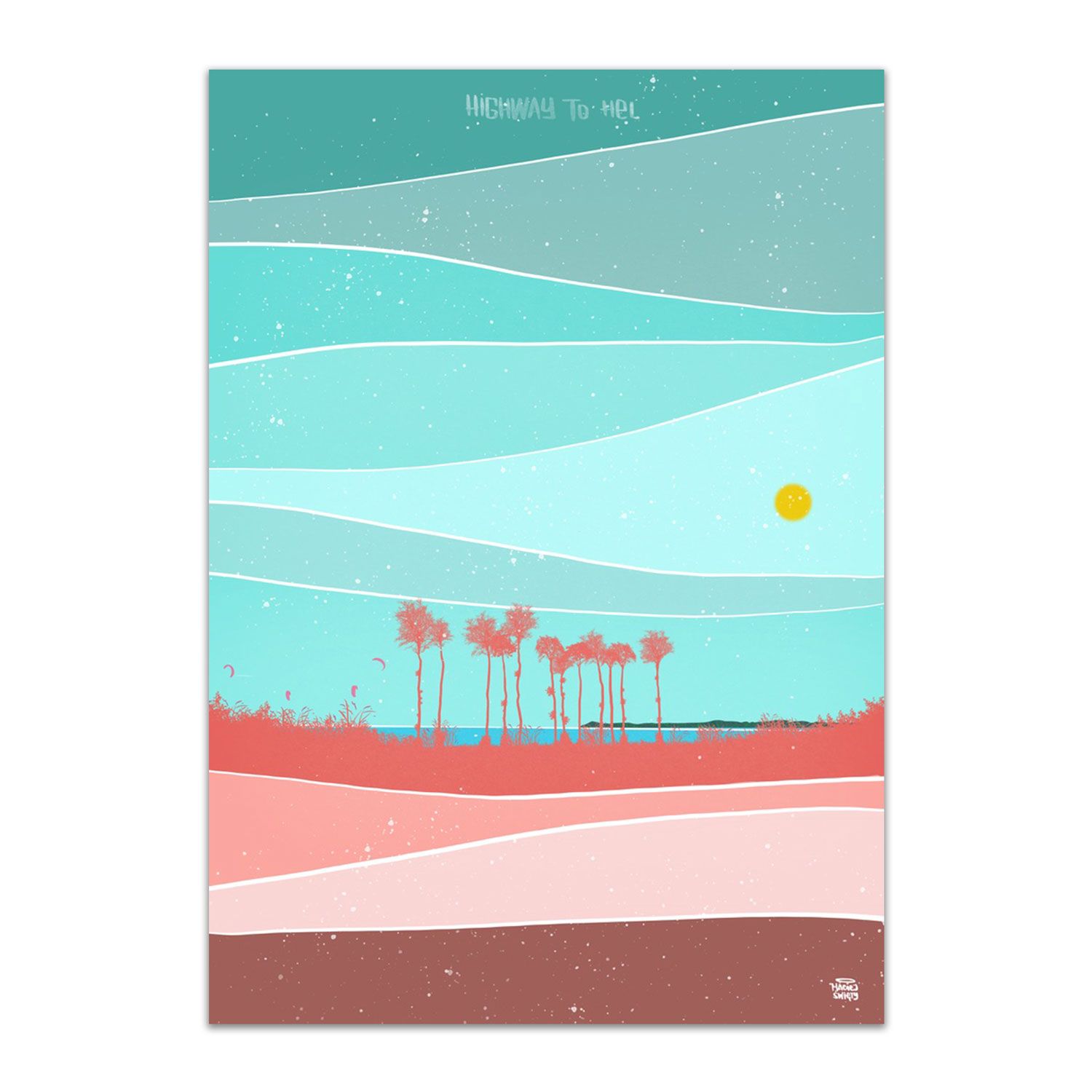 Plakat Highway to Hel – Colourfull