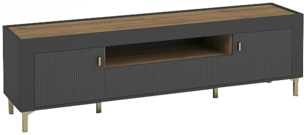 Szafka RTV pod telewizor z drzwiami i szufladą 177 cm MISTY