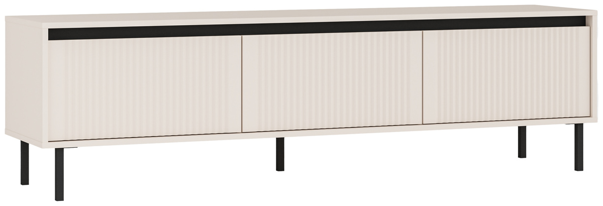 Beżowa szafka RTV pod telewizor 178 cm z szufladami OMEGA