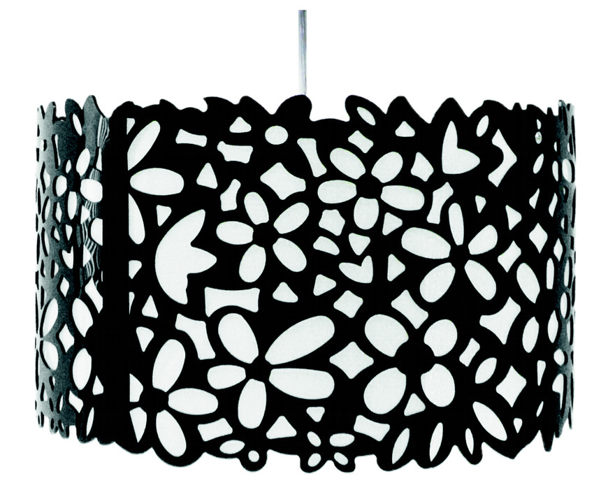 Czarna lampa sufitowa wisząca 3-punktowa do salonu SIMONA metal