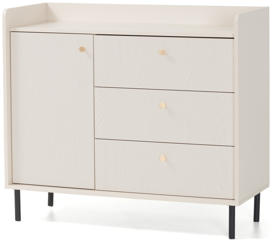 Komoda do salonu kompaktowa GAVIA beż piaskowy