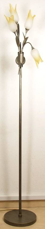 Patynowa lampa podłogowa stojąca do salonu RINA 4x40W G9