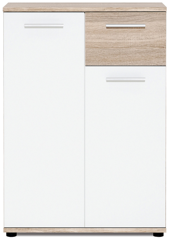 Mała komoda do przedpokoju z szufladą 60 cm JOVITA dąb sonoma