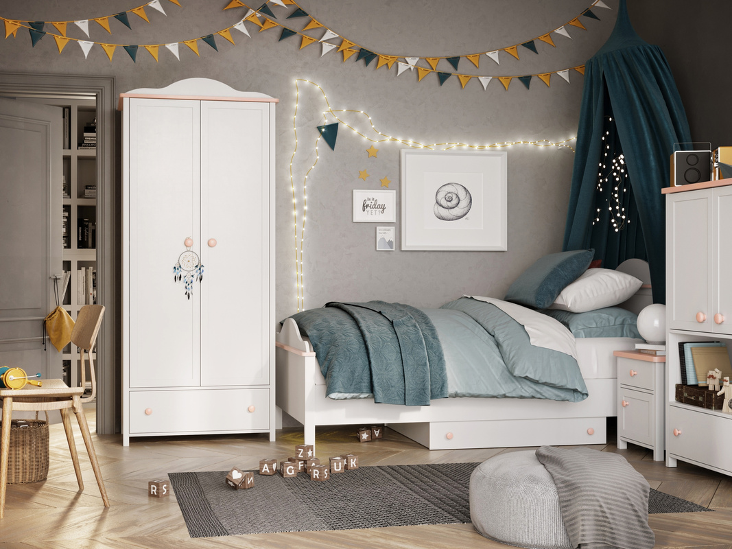 Zestaw nowoczesnych mebli dziecięcych LUNA