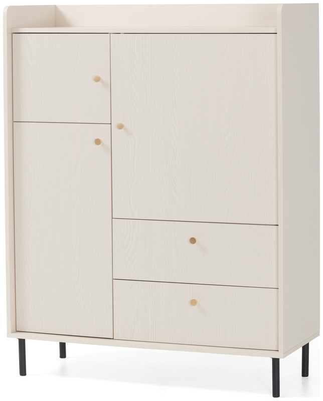 Komoda do salonu z szufladami GAVIA beż piaskowy