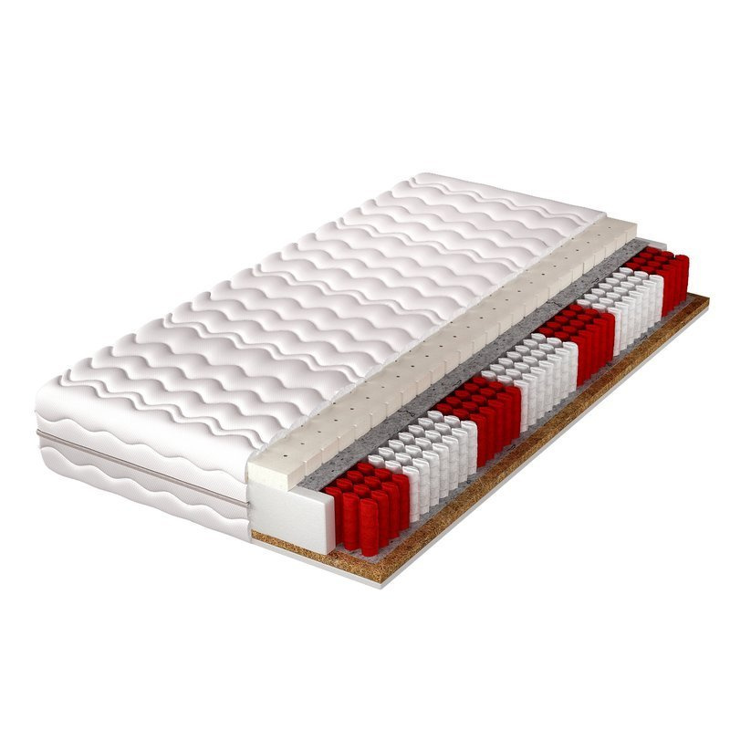 Materac kieszeniowy multipocket z kokosem i lateksem 180x200 KOLORADO