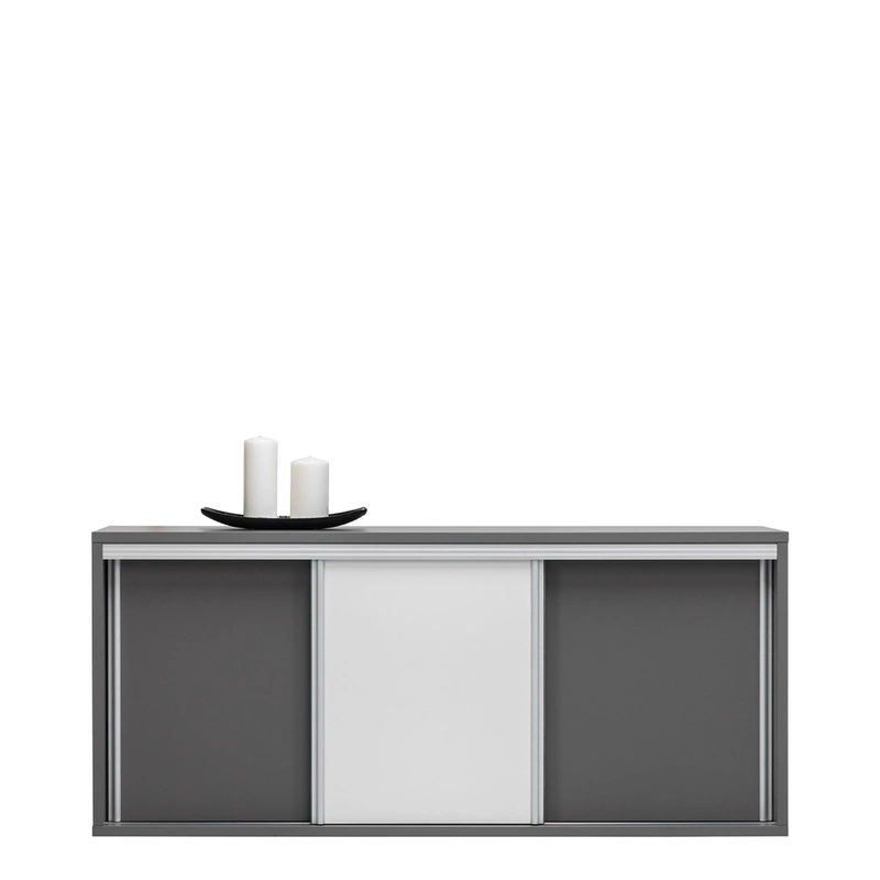 Nowoczesna szafka do pokoju młodzieżowego z półkami ZENTO