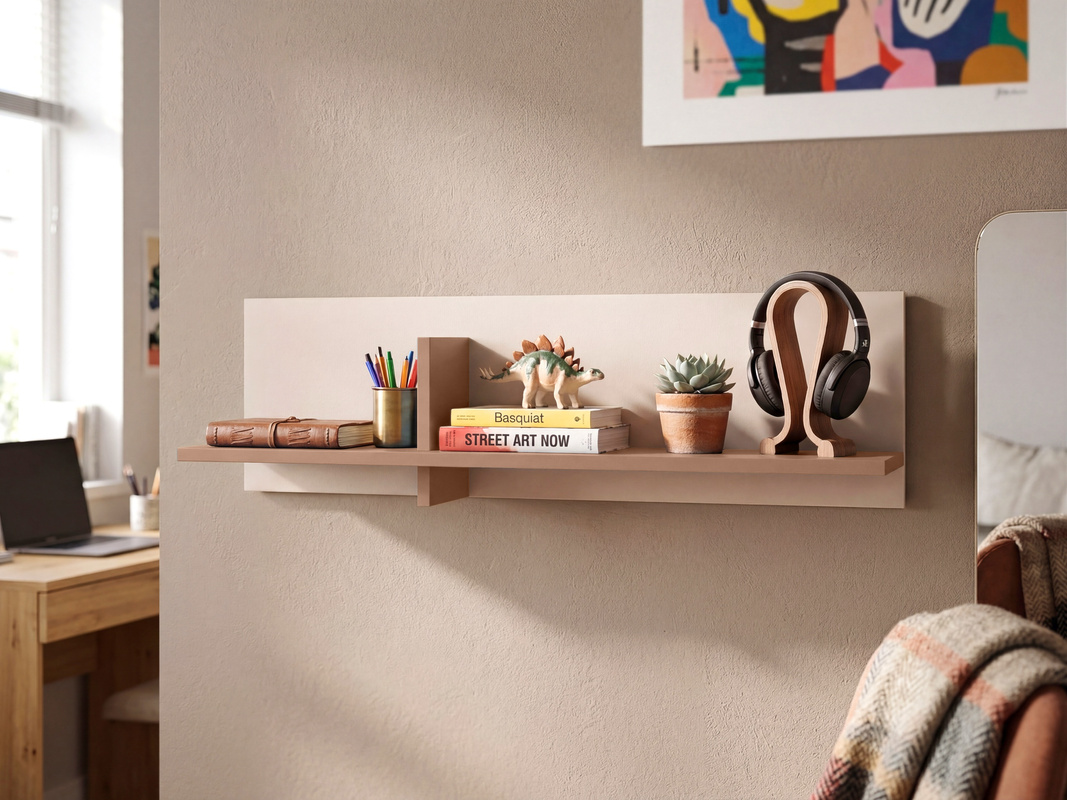 Półka wisząca na książki 90 cm do pokoju młodzieżowego LUMI