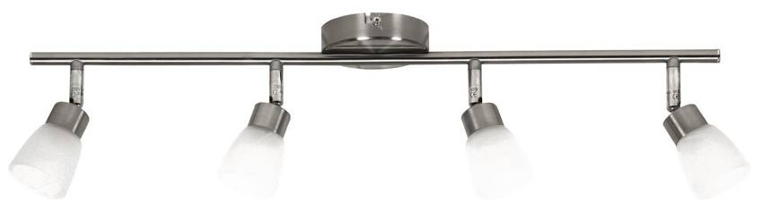 Lampa sufitowa listwa 4-punktowa do salonu DROPS 63 cm