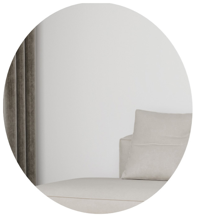 Lustro do toaletki makijażu 75x75 cm z oświetleniem LED