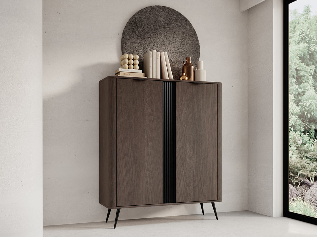 Nowoczesna komoda 113 cm do salonu dąb dunin VALIO