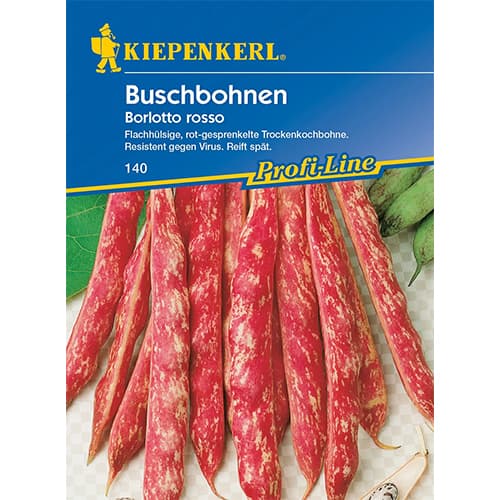 1 szt, Fasola Borlotto Rosso - Nasiona: Ilość w opakowaniu: 60 szt.