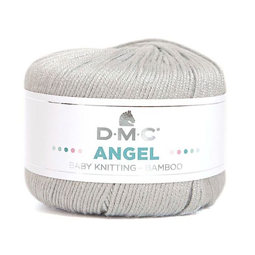 włóczka ANGEL DMC z bambusem 50gr kol. 099 popielata