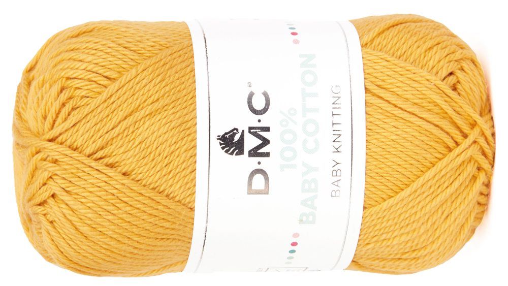 WŁÓCZKA DMC BABY COTTON 100% kol. 794 / złoty