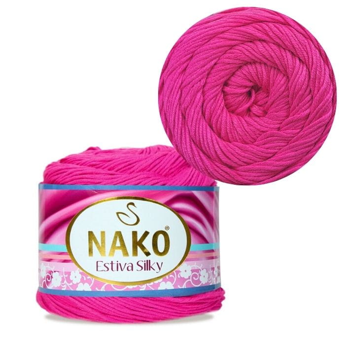 Włóczka Nako Estiva Silky kol. 12927 różowy