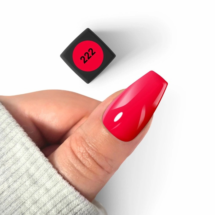 Silcare Lakier hybrydowy Flexy Classic Red 222, 4,5 g