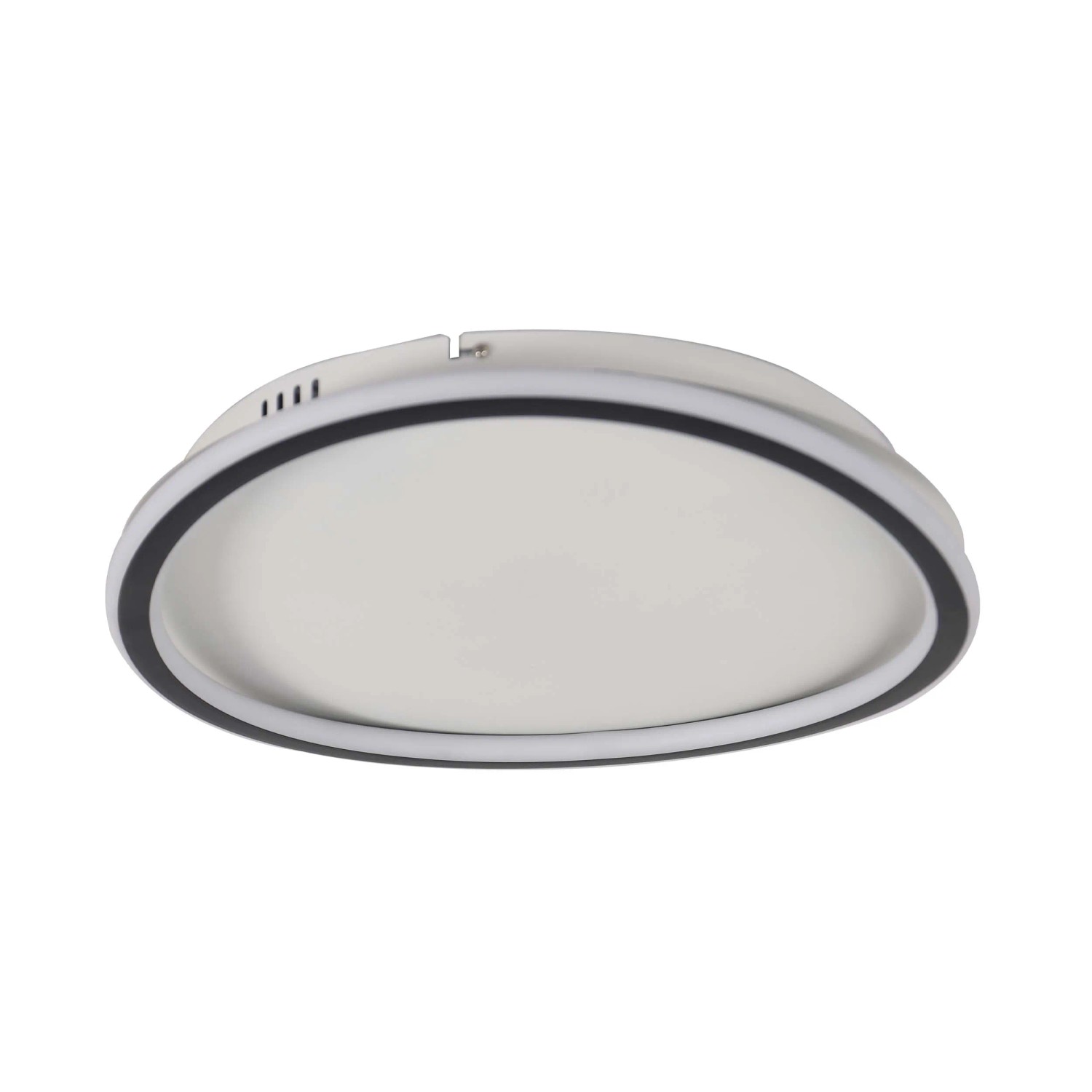 MiLAGRO Lampa sufitowa LED CALI 30W 4000K 2020lm śr. 40 cm biało-czarna