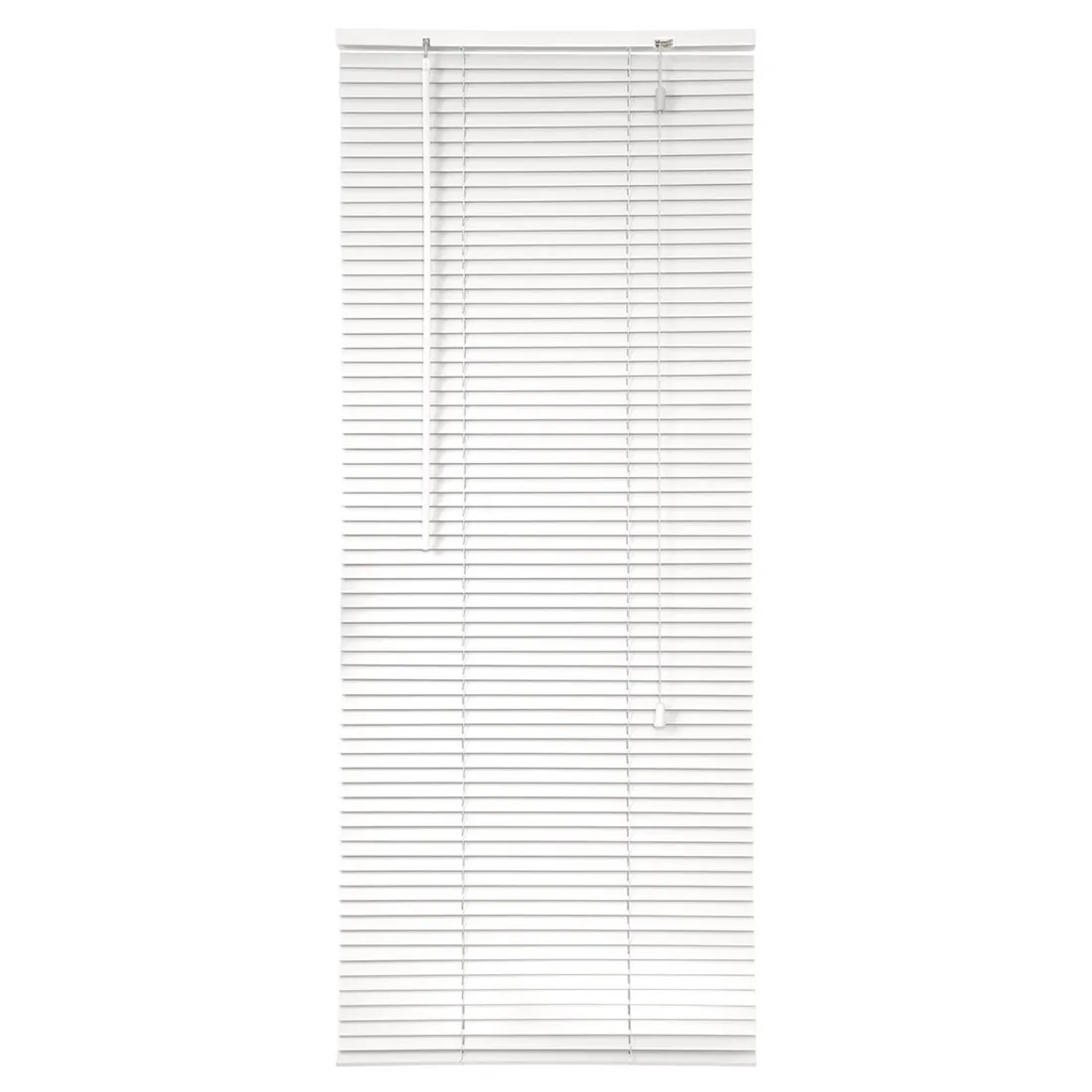 Żaluzja drewniana 25 mm biała 80 x 220 cm