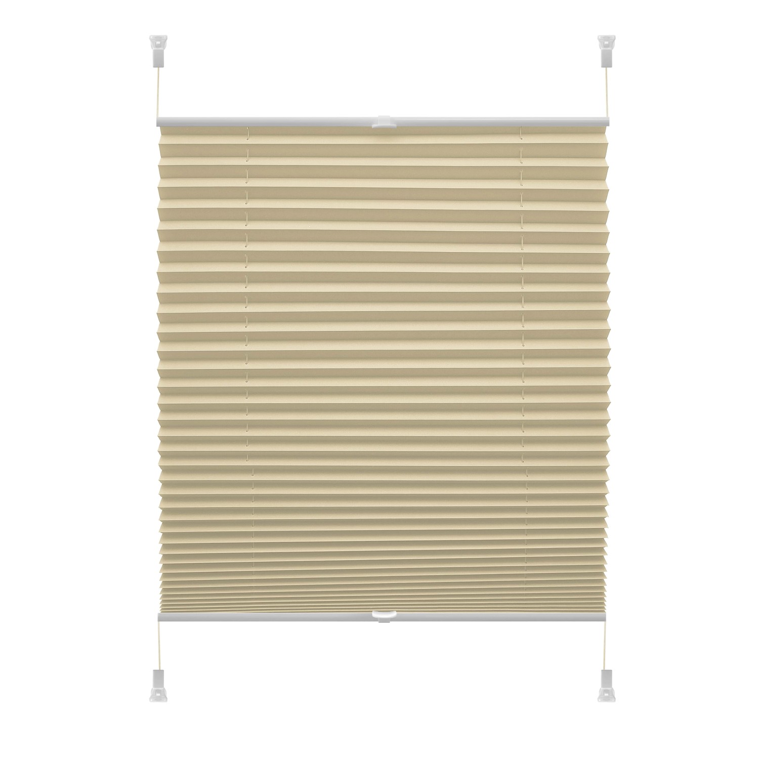 Roleta plisowana VERONA beżowa 90 cm x 150 cm