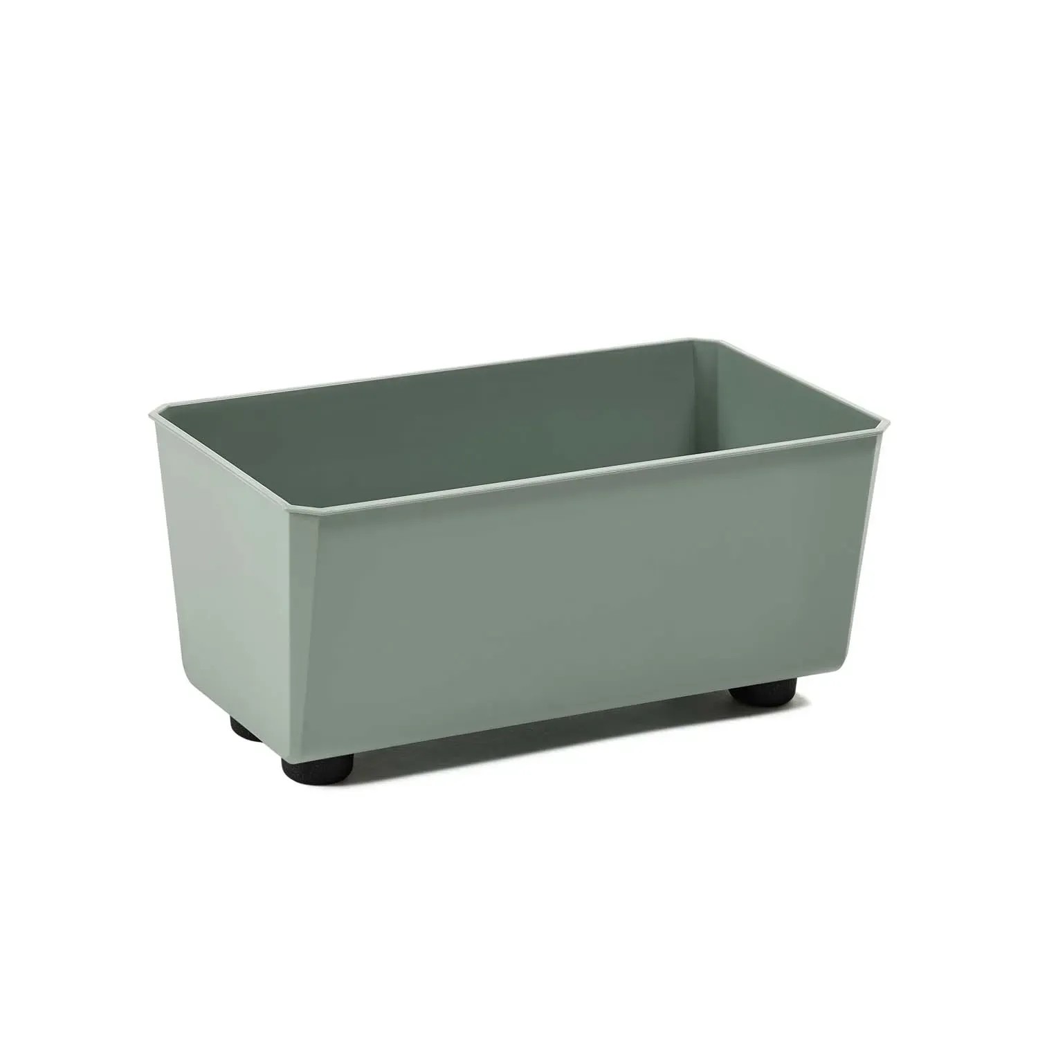 Skrzynka Saga szarozielona recycled - 37,5 x 17 cm