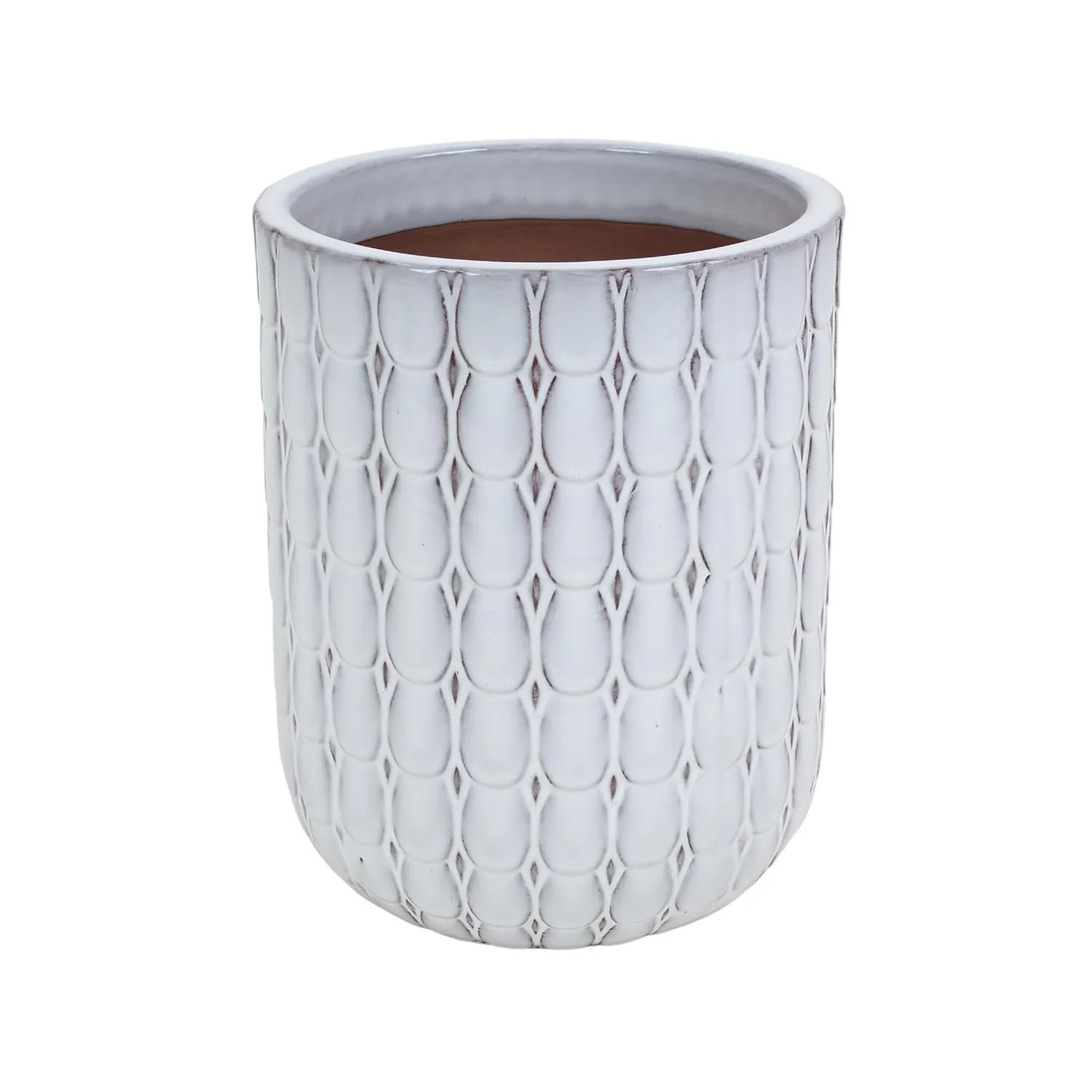 Donica Oris biała - 24,5 x 29 cm