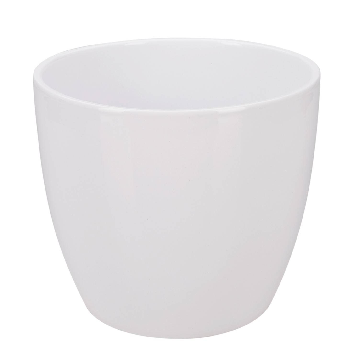 Osłonka ceramiczna Irys biała - śr. 22 cm