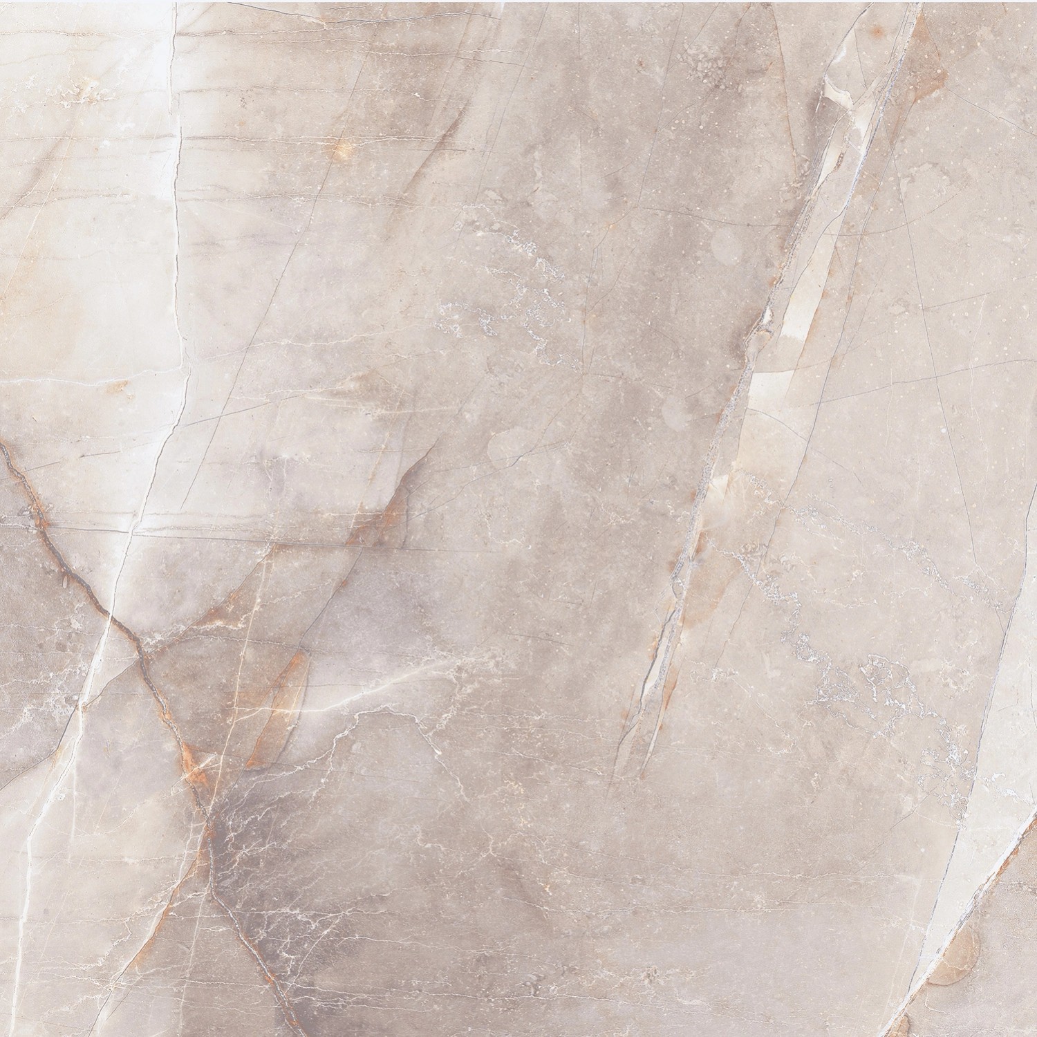 Gres szkliwiony polerowany Marmo / Sanga beige 60 x 60 cm