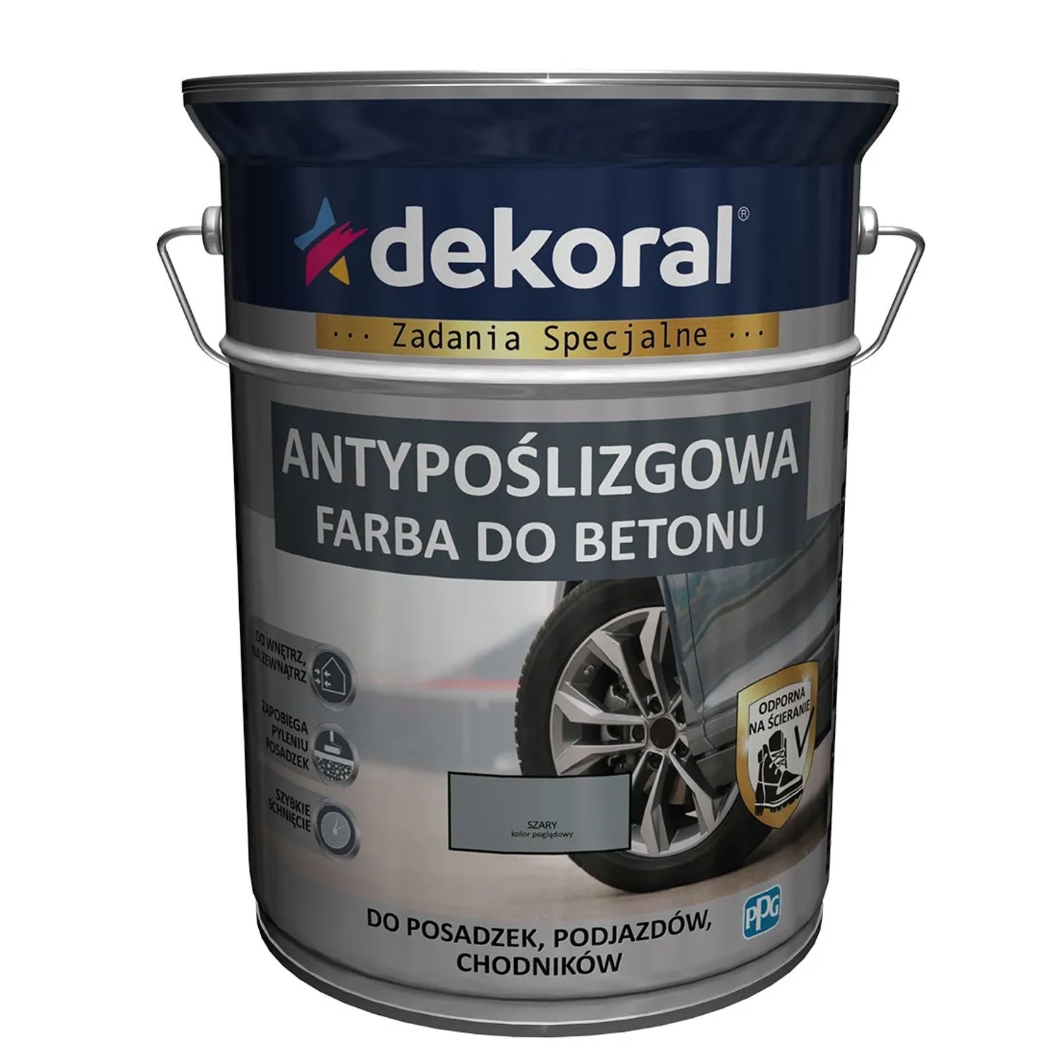 Dekoral Farba do betonu 5l szara