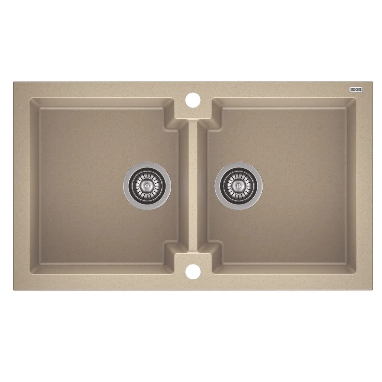 Zlewozmywak Honest 16 2-kom. beż 86x50 cm