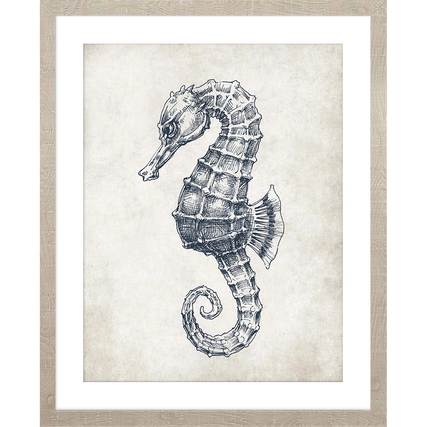 ARS LONGA Obraz SEAHORSE OUTLINE 43 x 53 cm