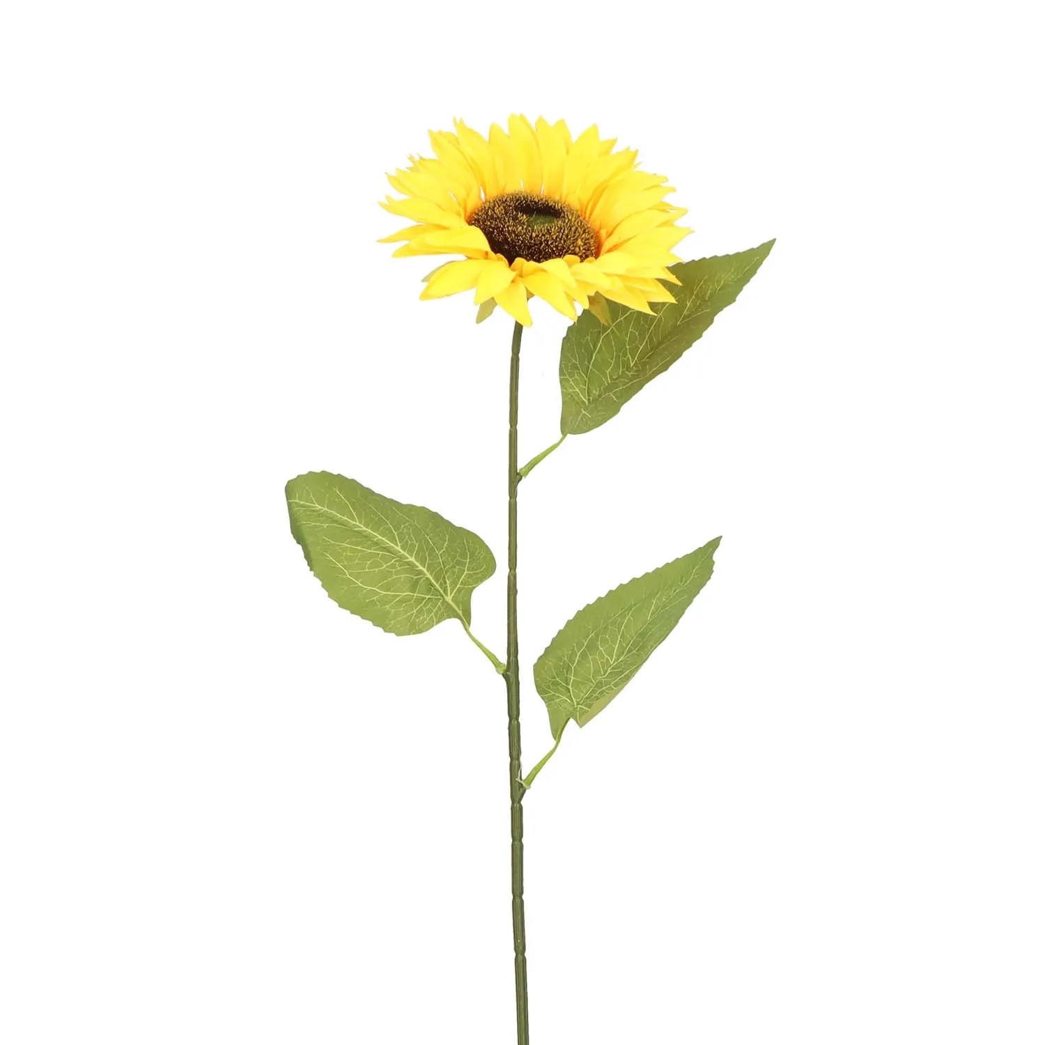 Słonecznik sztuczny gałązka - 70 cm