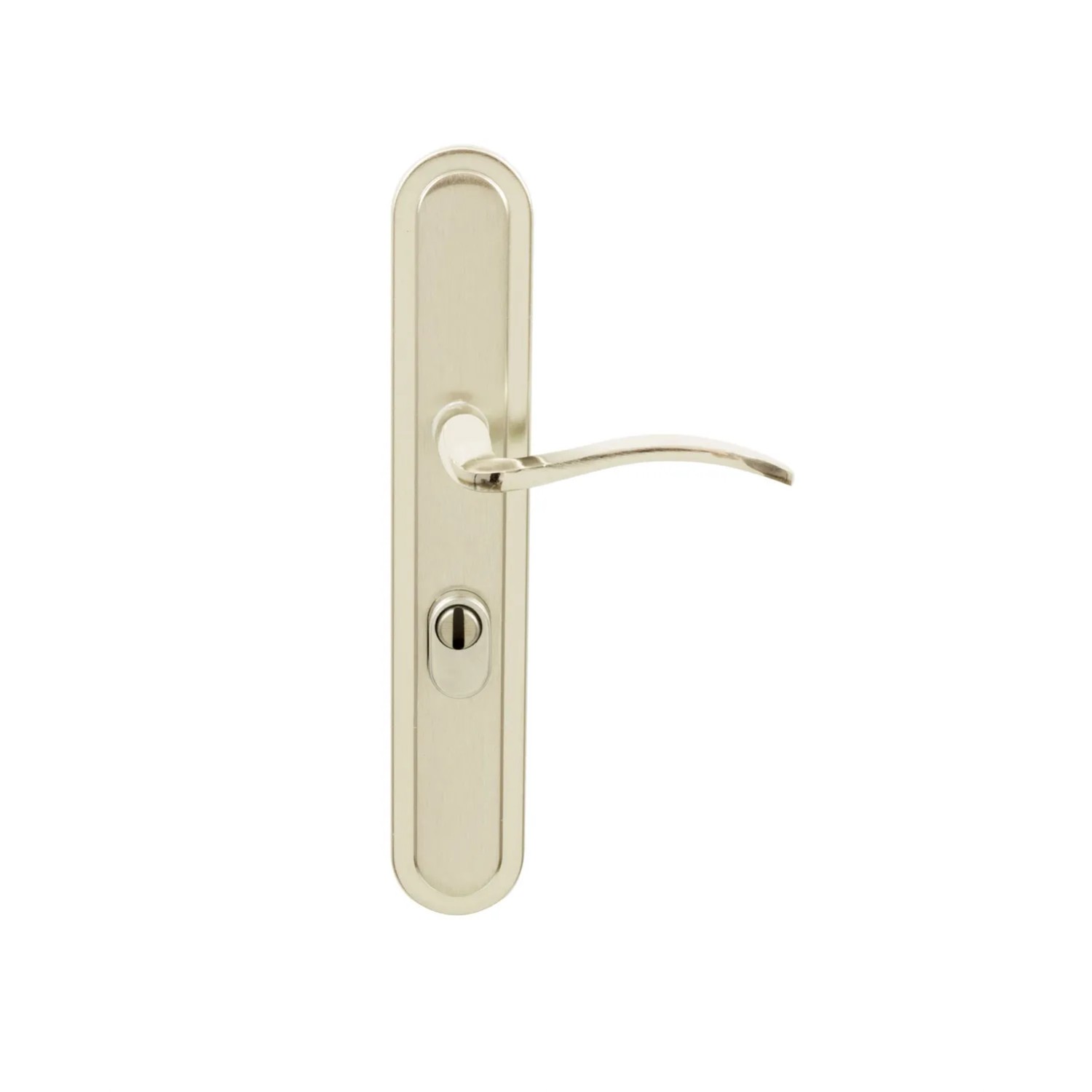 Domino Klamka Paco wkładka nikiel prawa