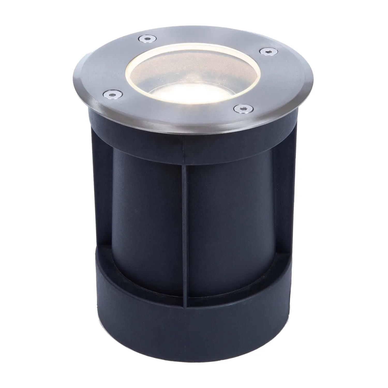 Eko-Light Lampa najazdowa VIALE 1xGU10 max. 10W LED IP67 okrągła czarna