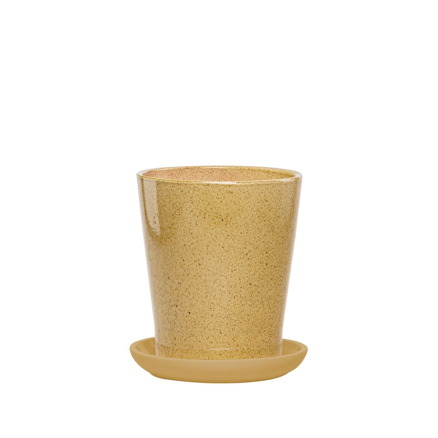 Donica z podstawką Irma miodowa - 37 cm