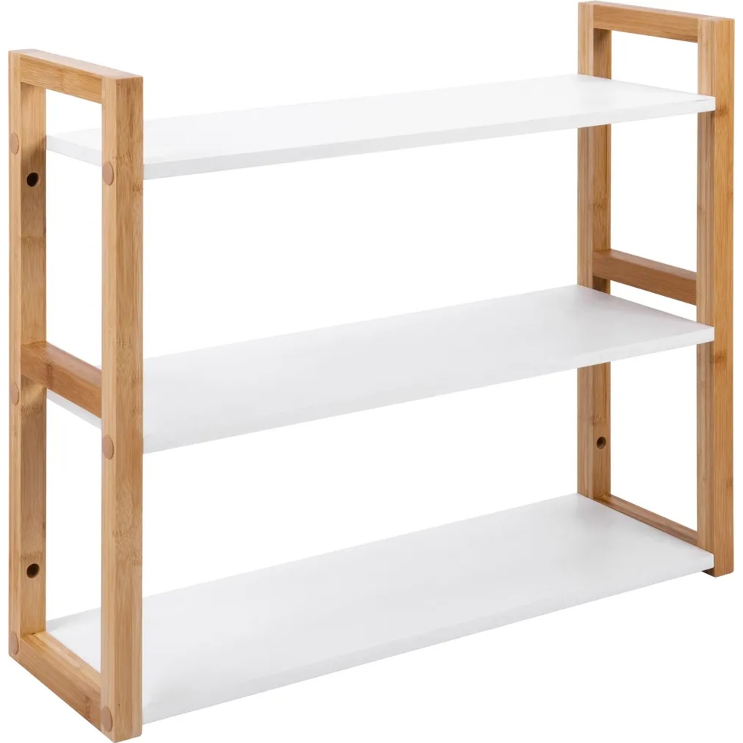 BALIV Regał łazienkowy wiszący 3 półki 64,5x20x53cm