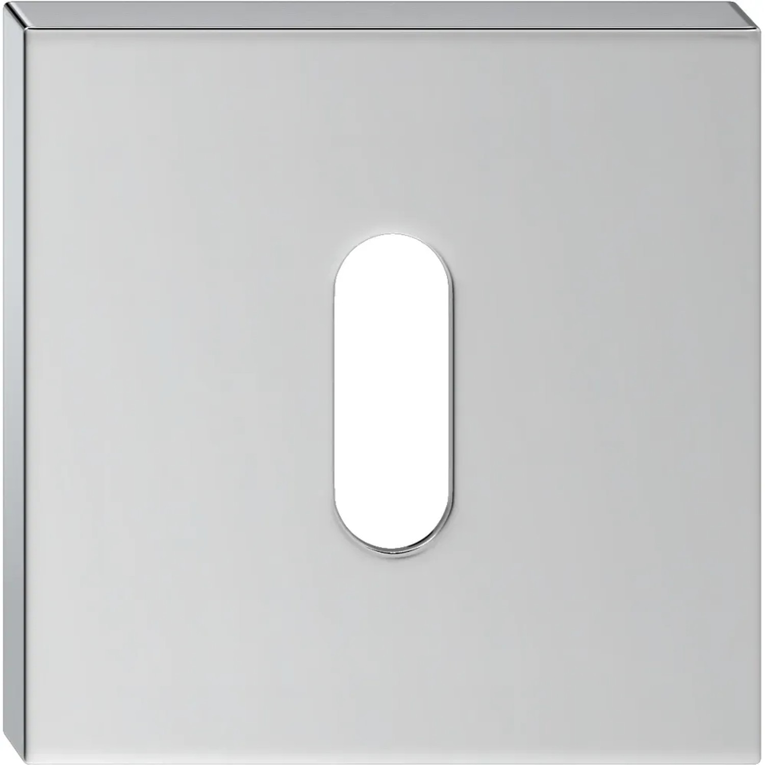 Rozeta kwadratowa dolna klucz chrom błyszczący