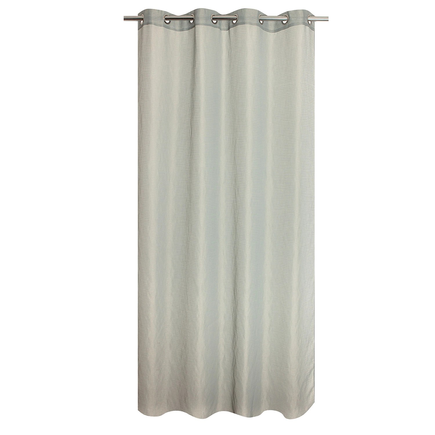 Firana CILIAN na przelotkach 140 cm x 260 cm zielona