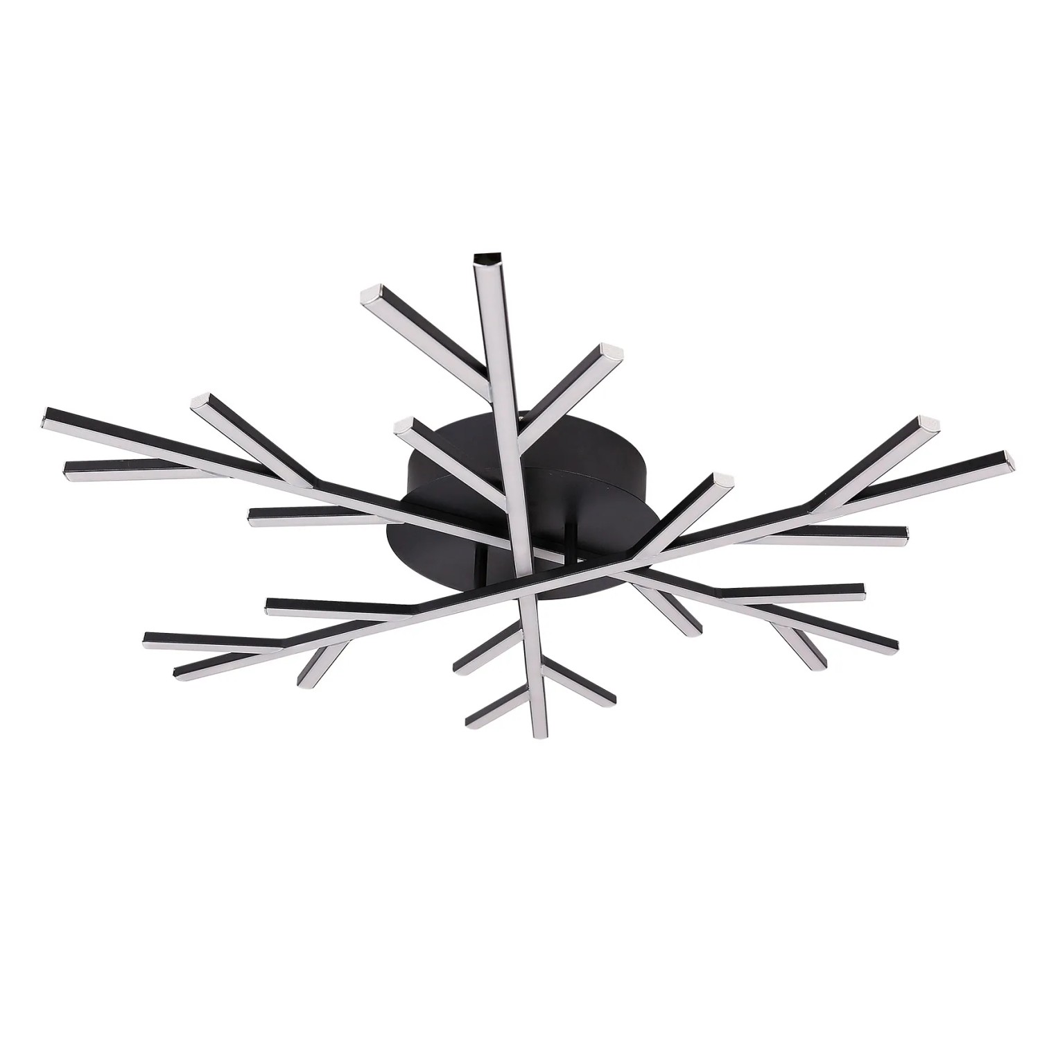 Candellux Lampa sufitowa LED SAMOS 40W 4000K 2700lm czarna