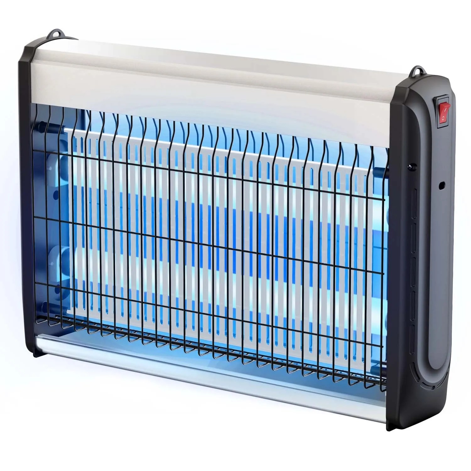 Lampa owadobójcza aluminiowa UV-A M 2x8 W - 27 x 35,6 x 7 cm