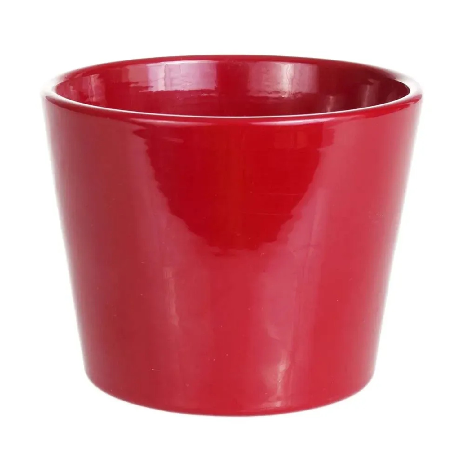 Osłonka ceramiczna czerwona - 12 x 9 cm