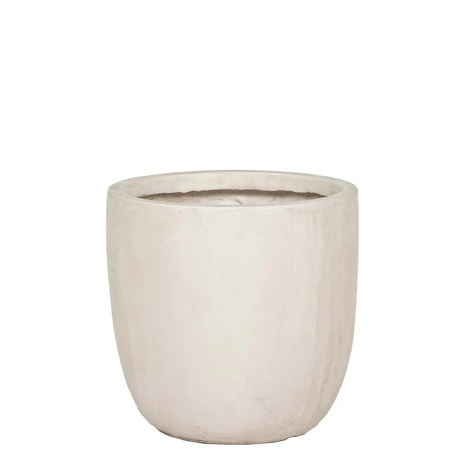 Donica ceramiczna Preto biała - 43 x 43 cm