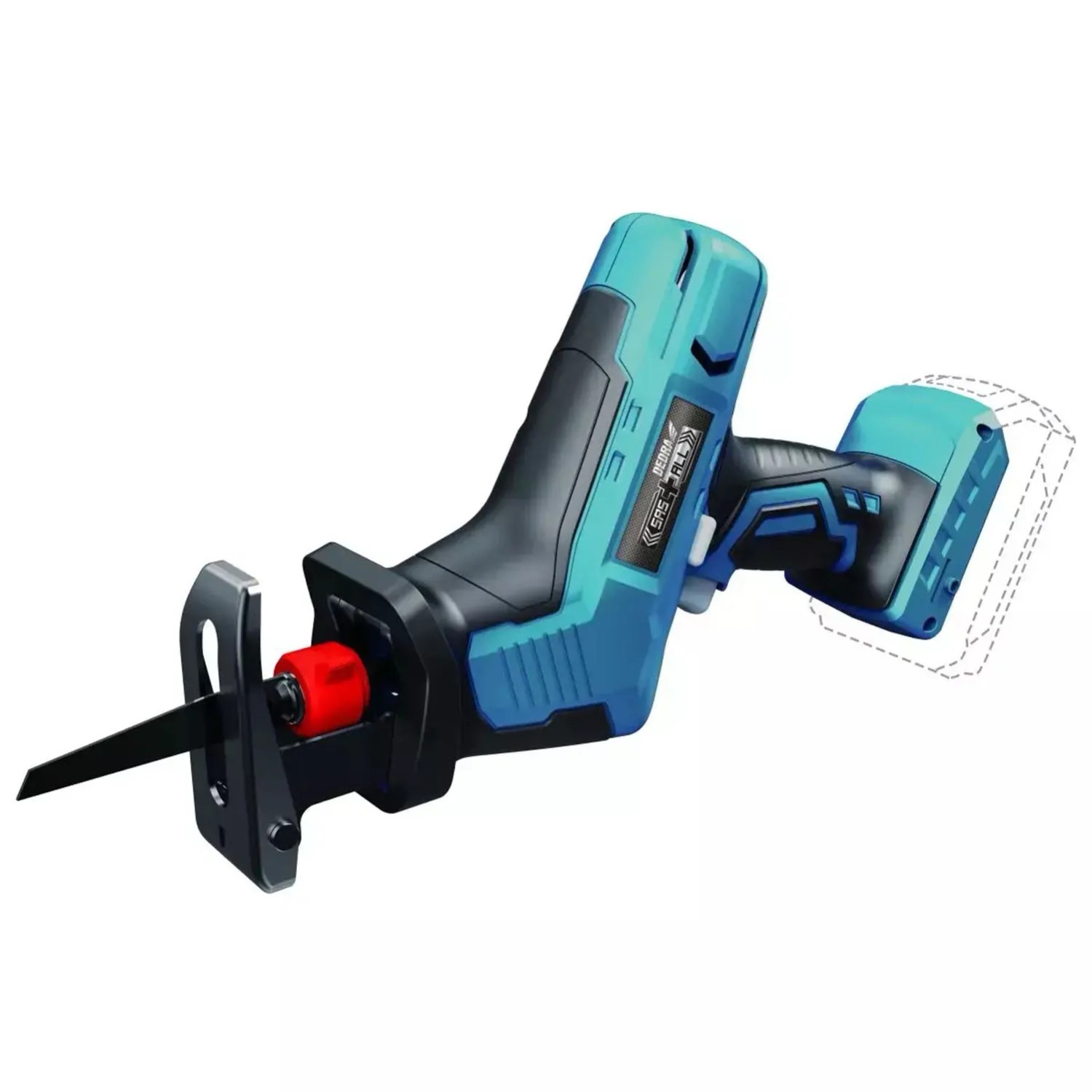 Dedra Piła akumulatorowa szablasta drewno 80mm, metal 6 mm