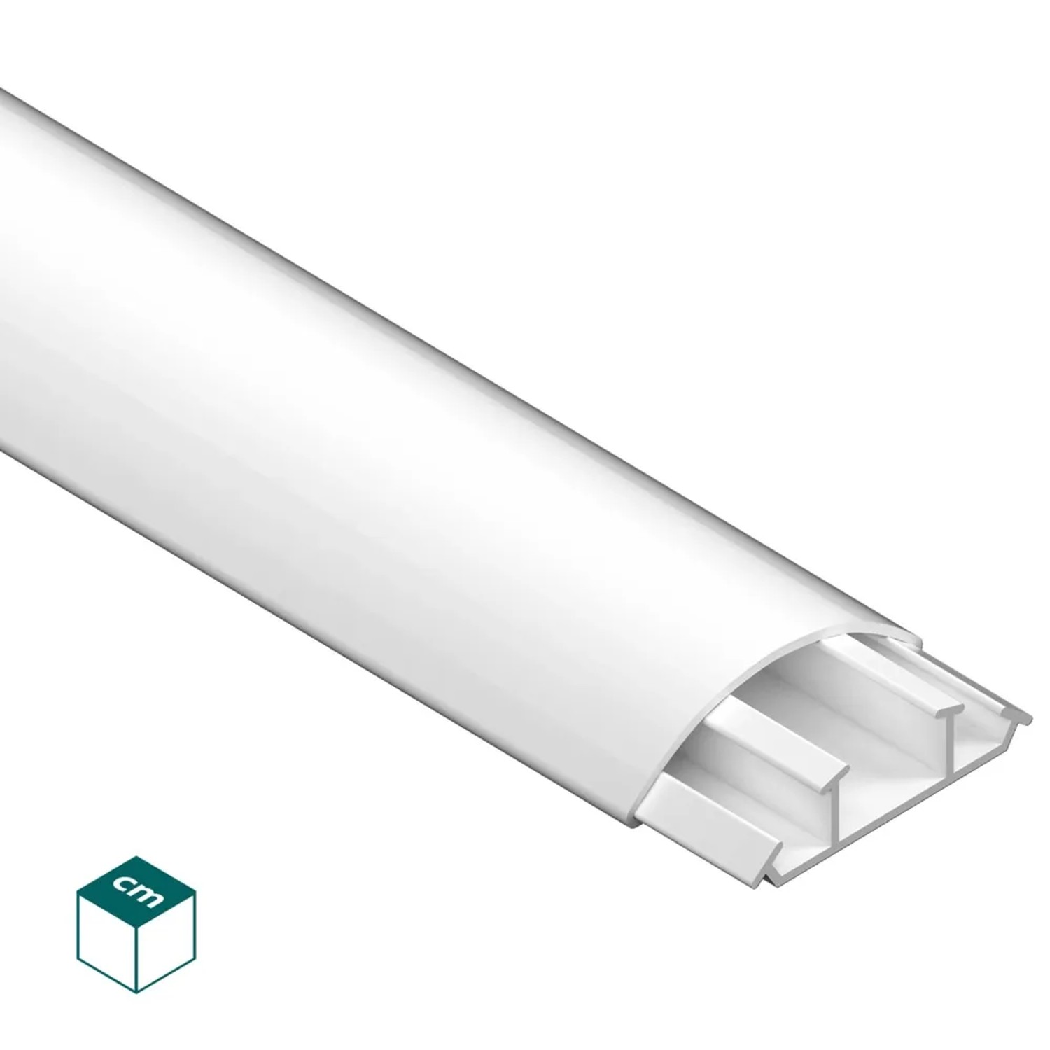 Kanał półokrągły 2m biała LPO 15/50b