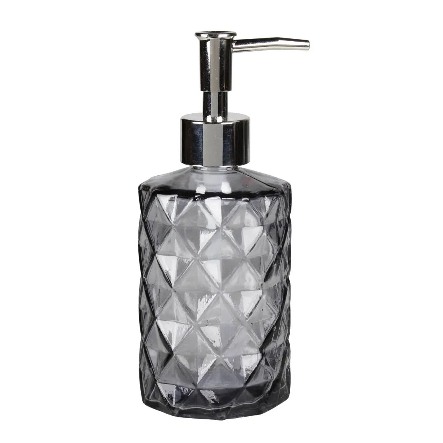 Dozownik do mydła Disco 18 cm szary